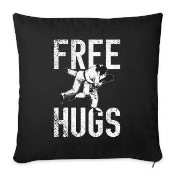 Jiu Jitsu Arts Martiaux Kung Fu & Karaté Jiu Jitsu - Housse de coussin décorative 45 x 45 cm - noir - Devant