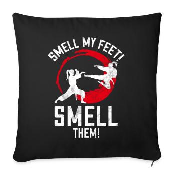 Jiu Jitsu Arts Martiaux Kung Fu & Karaté Jiu Jitsu - Housse de coussin décorative 45 x 45 cm - noir - Devant