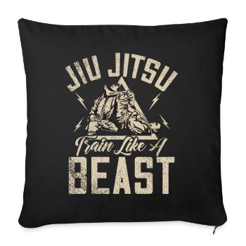 Jiu Jitsu Arts Martiaux Kung Fu & Karaté Jiu Jitsu - Housse de coussin décorative 45 x 45 cm - noir - Devant