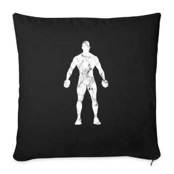 Aptitude - Housse de coussin décorative 45 x 45 cm - noir - Devant