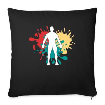 Aptitude - Housse de coussin décorative 45 x 45 cm - noir - Devant