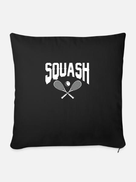 Squash - Sofakissenbezug 45 x 45 cm - Schwarz