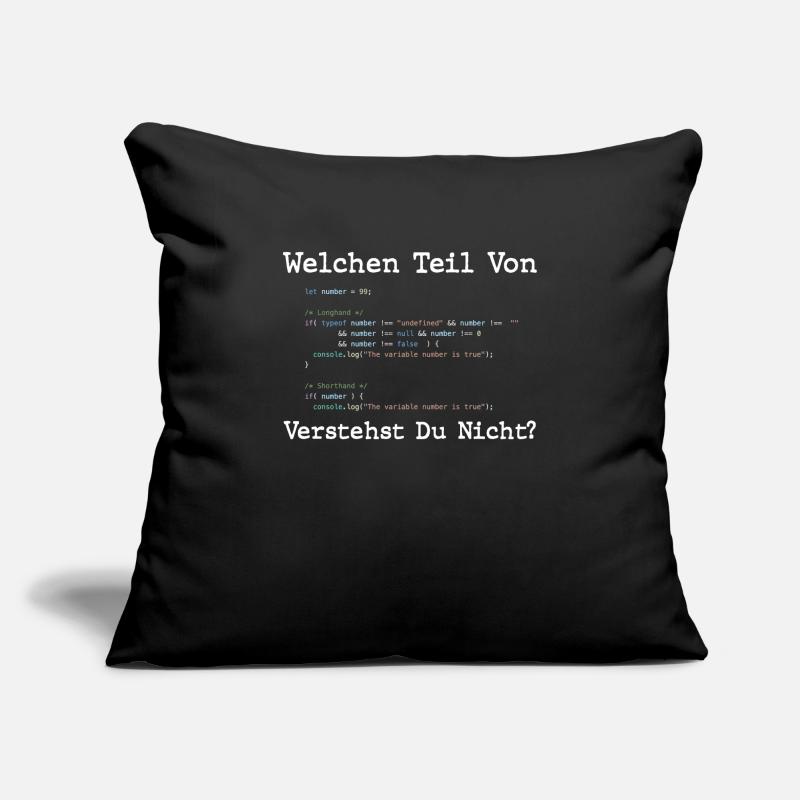 Welchen Teil Von Verstehst Du Nicht Programmierer Sofakissenbezug 45 x 45 cm