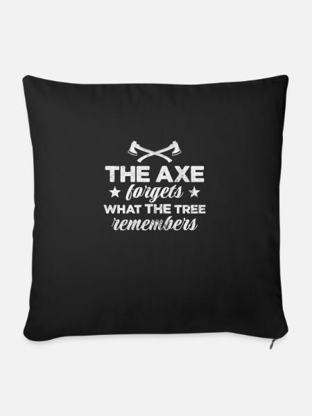Baumpfleger Baumkletterer Arborist Geschenk - Sofakissenbezug 45 x 45 cm - Schwarz