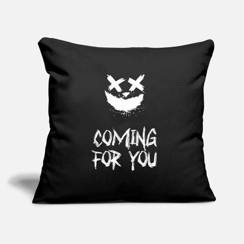 Venir pour vous – Effrayant Housse de coussin décorative 45 x 45 cm