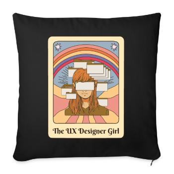 Manigances avec mes gnomies St Patricks Cartoon - Housse de coussin décorative 45 x 45 cm - noir - Devant