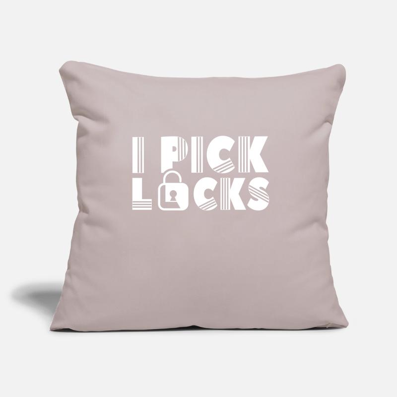 I Crack Locks Lock Cracker Lock Picking Housse de coussin décorative 45 x 45 cm