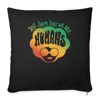 Juneteenth Freedom 19th June Black History Month - Sofa pillowcase 17,3'' x 17,3'' (45 x 45 cm) - black - Front