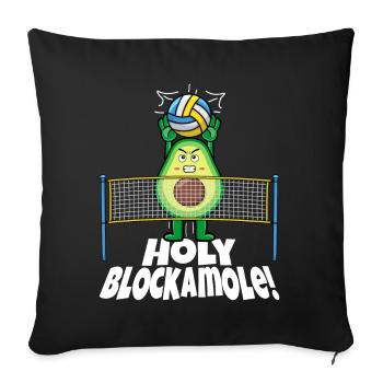Holy Blockamole - Sofakissenbezug 45 x 45 cm - Schwarz - Vorne