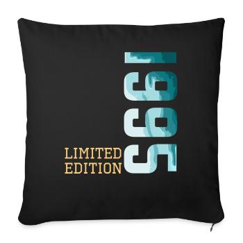 1995 Limited Edition - Sofa pillowcase 17,3'' x 17,3'' (45 x 45 cm) - black - Front