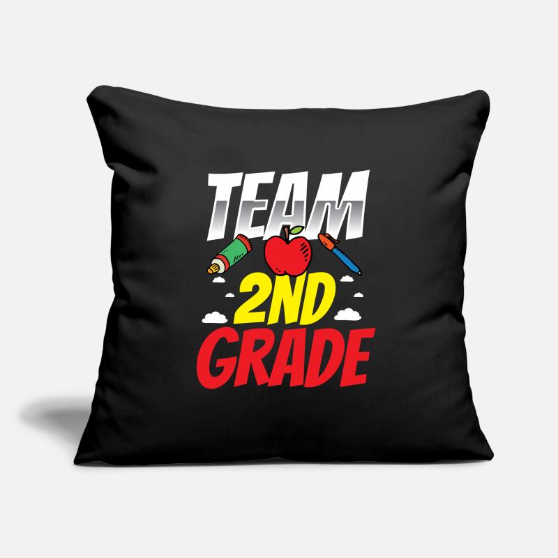 Team Second Class Second Grader School Teacher Sofa pillowcase 17,3'' x 17,3'' (45 x 45 cm)