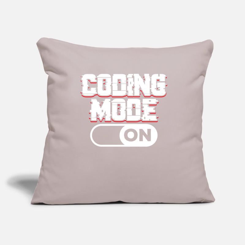 Programmiermodus Ein Coding Coder Programmierer Sofakissenbezug 45 x 45 cm