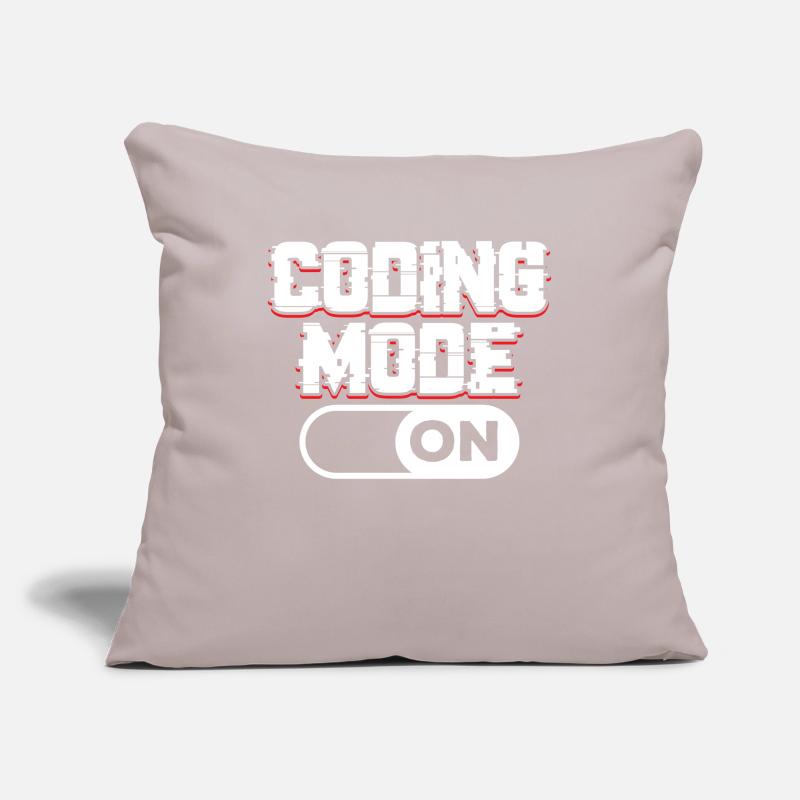 Programmiermodus Ein Coding Coder Programmierer Sofakissenbezug 45 x 45 cm