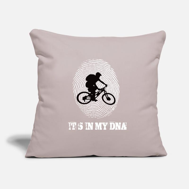 VTT c’est dans mon ADN Housse de coussin décorative 45 x 45 cm