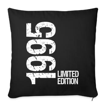 1995 Édition limitée - Housse de coussin décorative 45 x 45 cm - noir - Devant