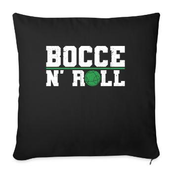 Boccia n' Roll - Boccia Ball - Sofa pillowcase 17,3'' x 17,3'' (45 x 45 cm) - black - Front