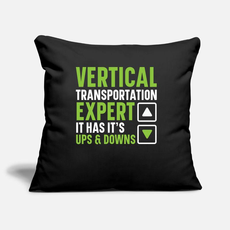 Vertical Transport Expert Operator Elevators Sofa pillowcase 17,3'' x 17,3'' (45 x 45 cm)