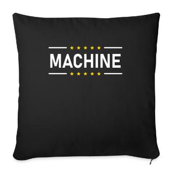 MACHINE - Housse de coussin décorative 45 x 45 cm - noir - Devant