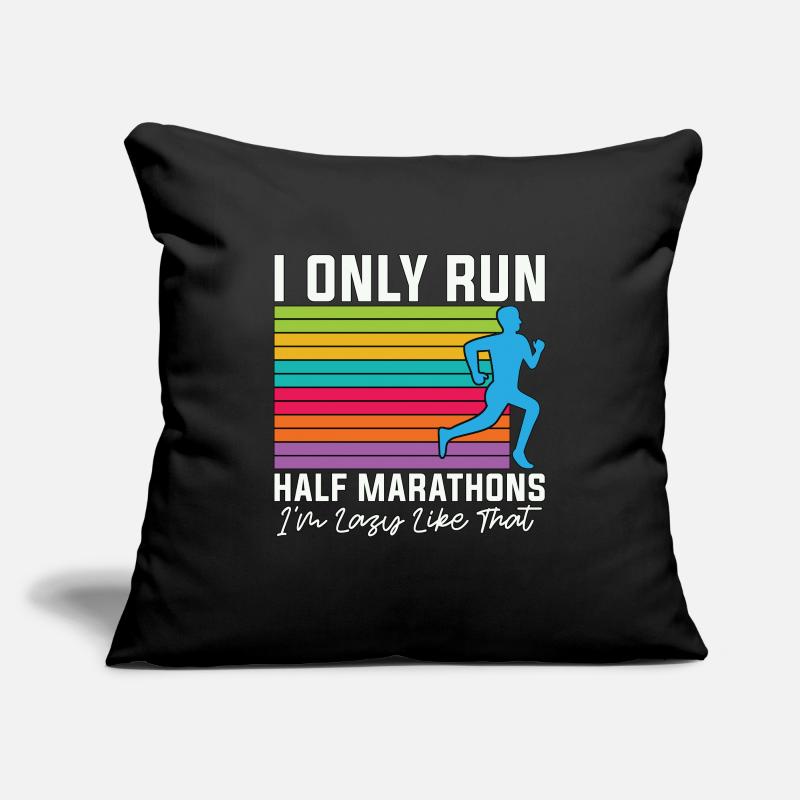 Half Marathon I Only Run Half Marathons Athletic Sofakissenbezug 45 x 45 cm