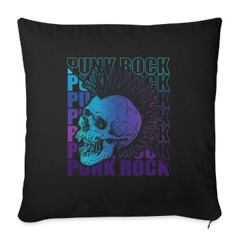 Punk Rock Pogo Anarchie Punks Punk Rocker Punk - Sofakissenbezug 45 x 45 cm - Schwarz - Vorne