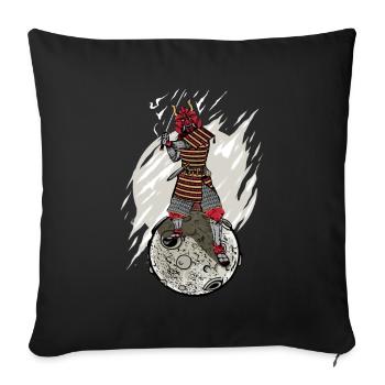 Samurai Fighter Cadeau Enfants Samurai Warrior - Housse de coussin décorative 45 x 45 cm - noir - Devant