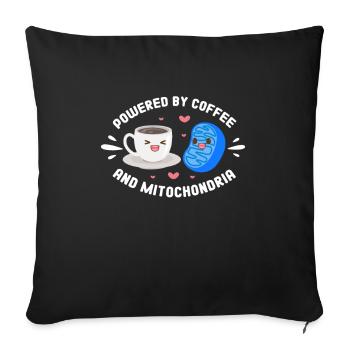 Coffee Caffeine Espresso Barista Gift - Sofa pillowcase 17,3'' x 17,3'' (45 x 45 cm) - black - Front