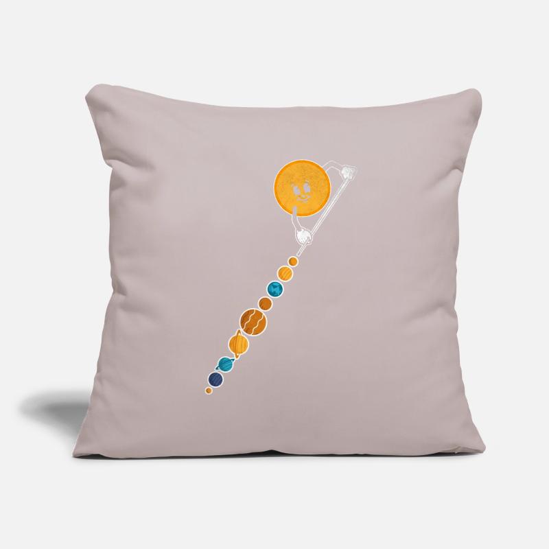 Solar System Planets Space Funny Sofa pillowcase 17,3'' x 17,3'' (45 x 45 cm)