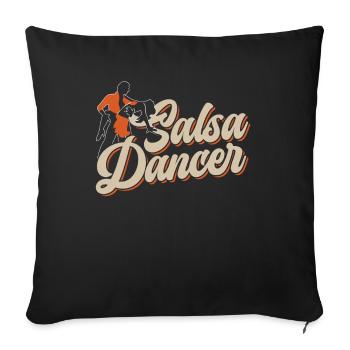 Salsa Dancer Hobby Dance Dancing - Sofa pillowcase 17,3'' x 17,3'' (45 x 45 cm) - black - Front