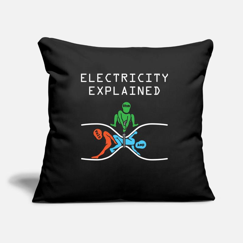 Electron physics Sofa pillowcase 17,3'' x 17,3'' (45 x 45 cm)