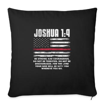 Bible - Housse de coussin décorative 45 x 45 cm - noir - Devant