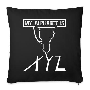 Opérateur de machine de découpe Machiniste CNC - Housse de coussin décorative 45 x 45 cm - noir - Devant