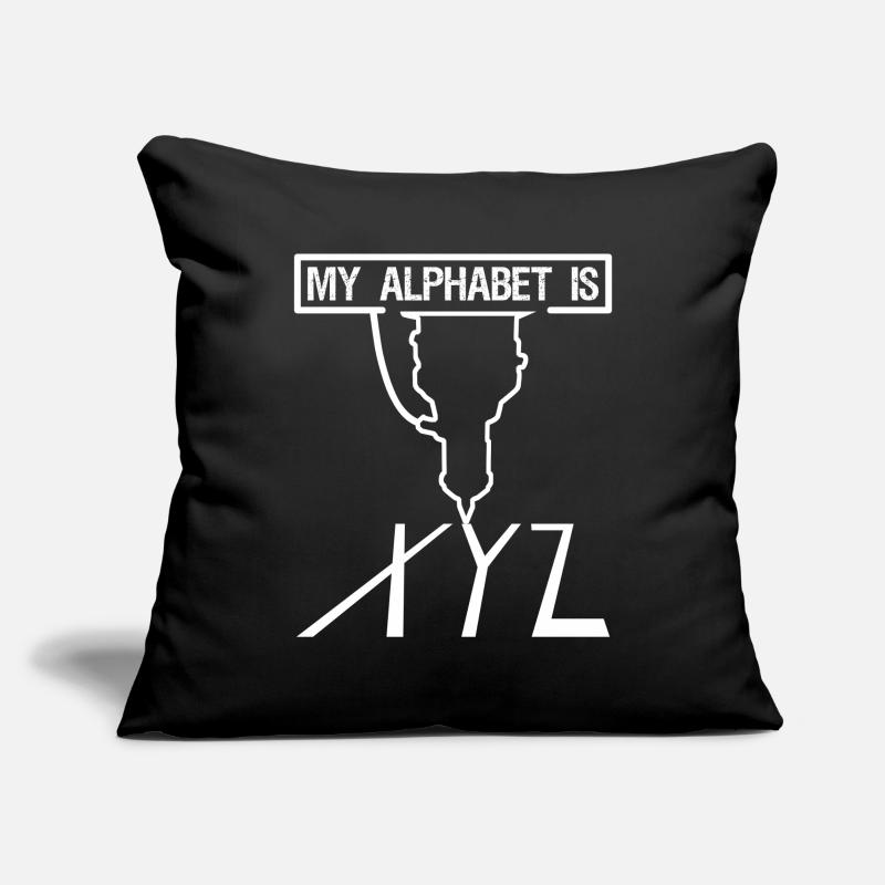 Cutting machine operator CNC machinist Sofa pillowcase 17,3'' x 17,3'' (45 x 45 cm)