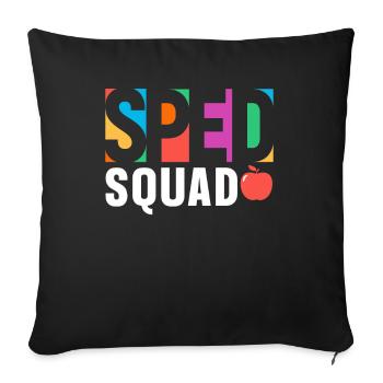 Special Education Team Teachers Special Education Profession - Sofa pillowcase 17,3'' x 17,3'' (45 x 45 cm) - black - Front