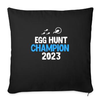 Grossesse Grossesse Naissance Bébé Cadeau - Housse de coussin décorative 45 x 45 cm - noir - Devant