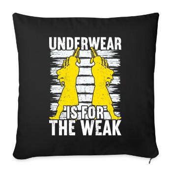 Bagpipe Bagpiper Bagpipes - Sofa pillowcase 17,3'' x 17,3'' (45 x 45 cm) - black - Front