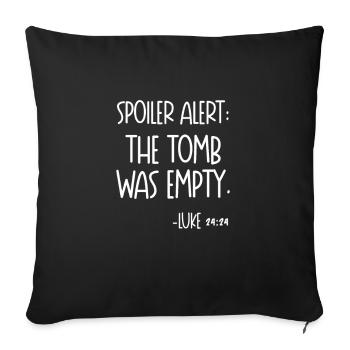Bible Bible Verse Christian Proverbs Jesus Gift - Sofa pillowcase 17,3'' x 17,3'' (45 x 45 cm) - black - Front
