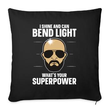 Being Bald Bald Guy With A Beard Bald Dad - Sofa pillowcase 17,3'' x 17,3'' (45 x 45 cm) - black - Front