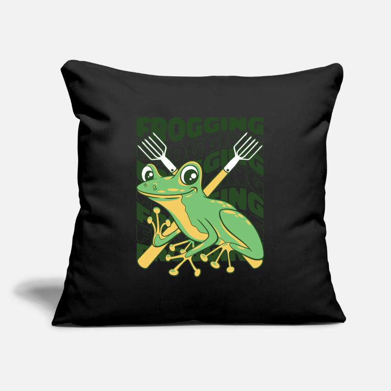 frogging tadpole tree frog toad frog catcher Sofa pillowcase 17,3'' x 17,3'' (45 x 45 cm)