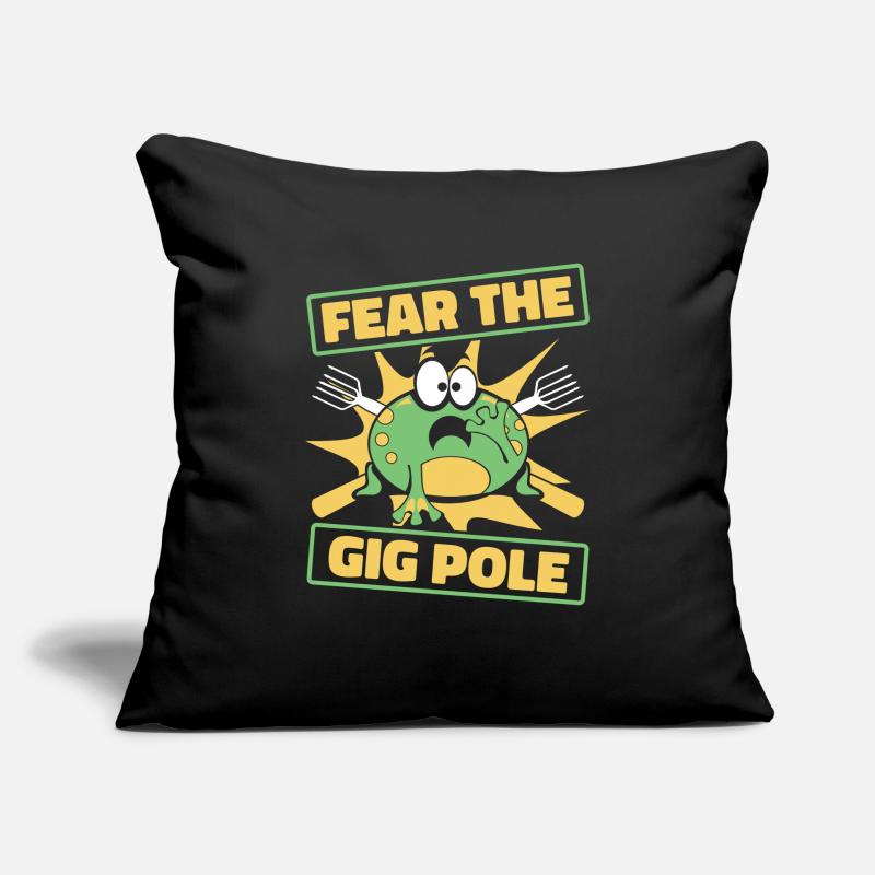 Fear The Gig Pole Toad Tadpole Rainette Housse de coussin décorative 45 x 45 cm