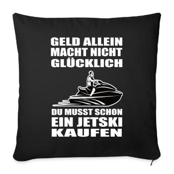 Jetski - Sofakissenbezug 45 x 45 cm - Schwarz - Vorne