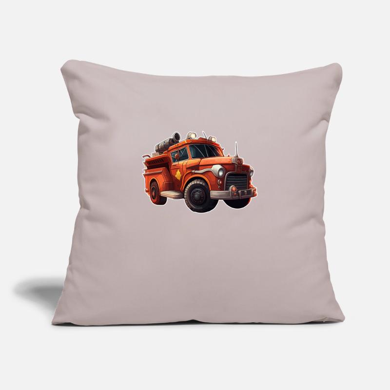 Fire engine fire brigade Sofa pillowcase 17,3'' x 17,3'' (45 x 45 cm)