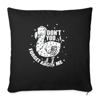 Don't you forget about Me Mauritius Island - Sofa pillowcase 17,3'' x 17,3'' (45 x 45 cm) - black - Front