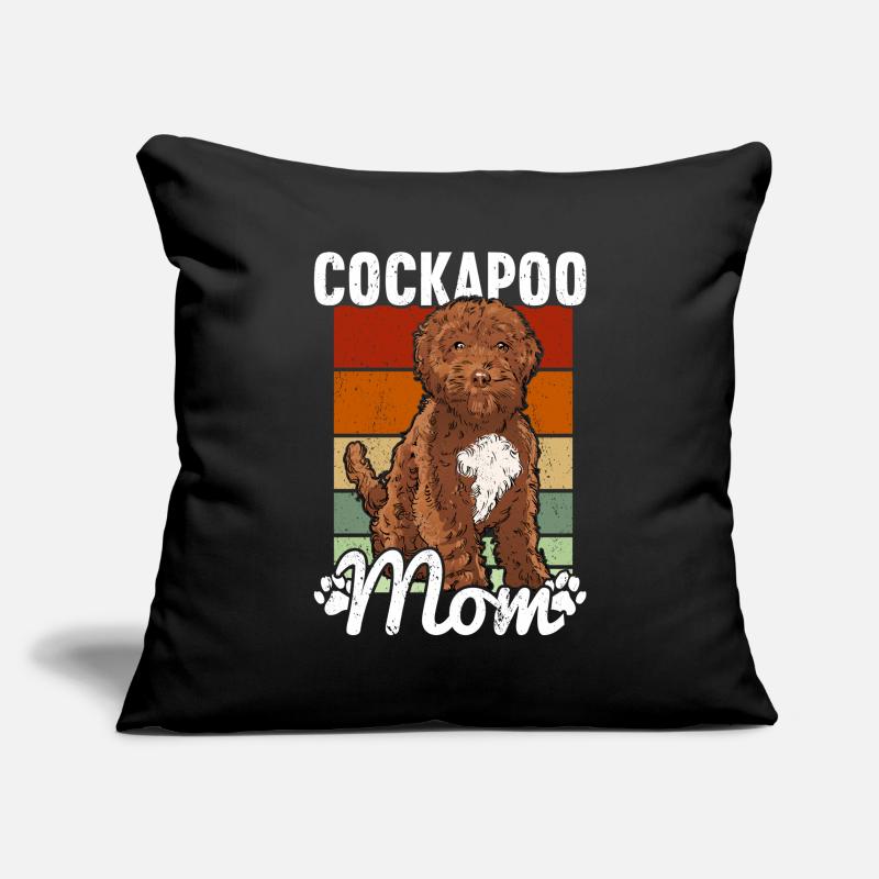 Cockapoo Housse de coussin décorative 45 x 45 cm