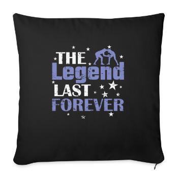 The Legend last Forever Show Fight Stunt - Sofa pillowcase 17,3'' x 17,3'' (45 x 45 cm) - black - Front