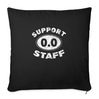 Running Runner Jogging Jogging Runner Gift - Sofa pillowcase 17,3'' x 17,3'' (45 x 45 cm) - black - Front