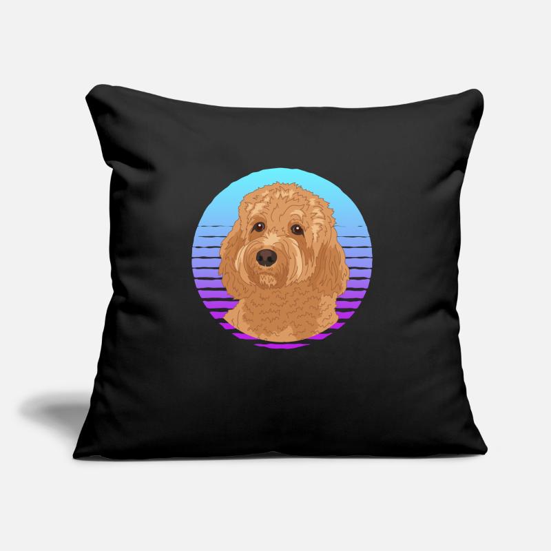 Cavapoo Hund Cavoodle Hundebesitzer Geschenk Sofakissenbezug 45 x 45 cm