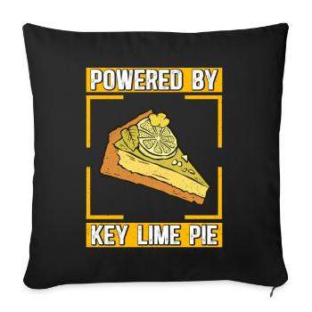 Lime Cake Lemon Cake Cake Gift - Sofa pillowcase 17,3'' x 17,3'' (45 x 45 cm) - black - Front