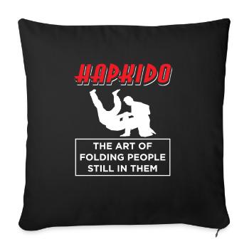 Hapkido Mixed Martial Arts Kampfsport Kampfkunst - Sofa pillowcase 17,3'' x 17,3'' (45 x 45 cm) - black - Front