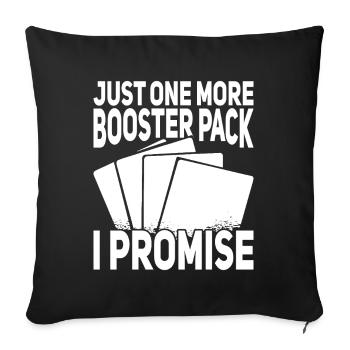 Jeu de cartes à collectionner - Housse de coussin décorative 45 x 45 cm - noir - Devant