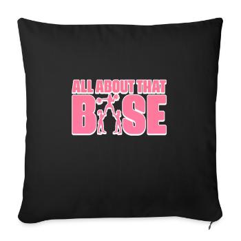 Cheerleader - Housse de coussin décorative 45 x 45 cm - noir - Devant